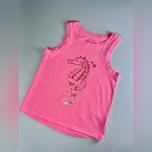 Cat and Jack Pink Seahorse Tank | 3t